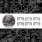 Antiqued Silver Plated Brass Grape Leaf Connectors - Set of Six - XXX - S-C22